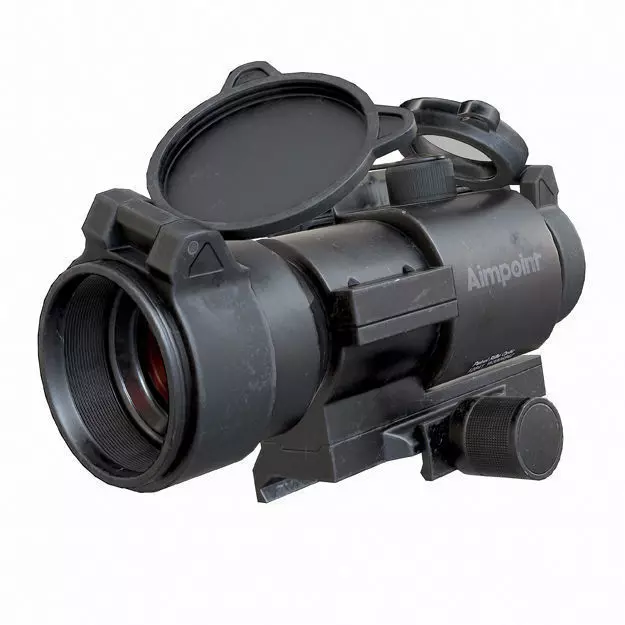 Patrol Rifle Optic Red Dot Sight - PRO RDS Low-poly 3D model_0