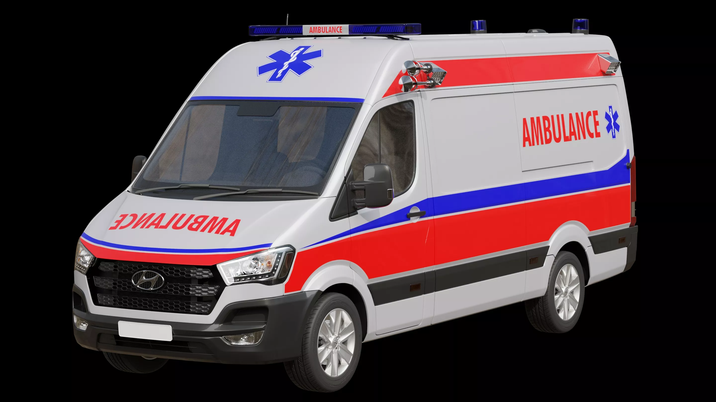 Ambulance Honda 3D model
