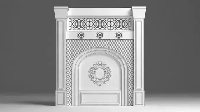 Modern Wall Panel 3D model