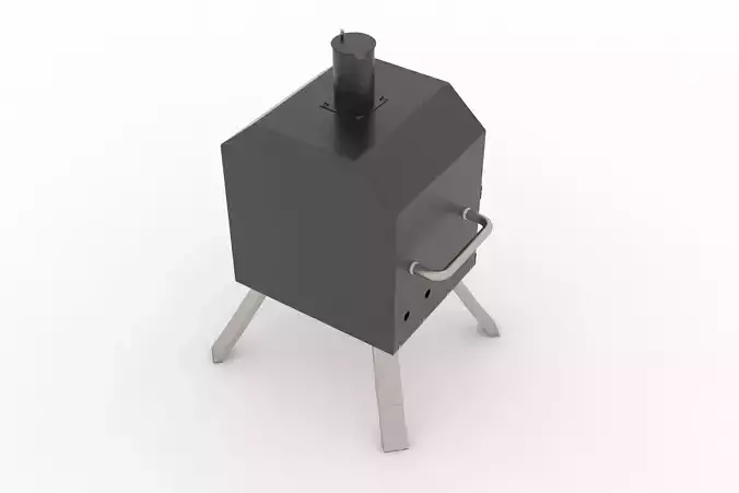 pizza oven 3D model 2