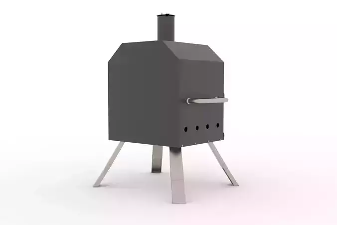 pizza oven 3D model 5