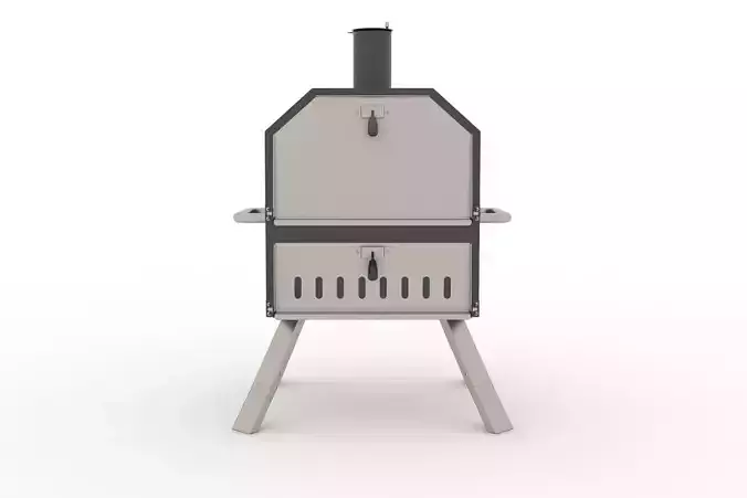 pizza oven 3D model 6