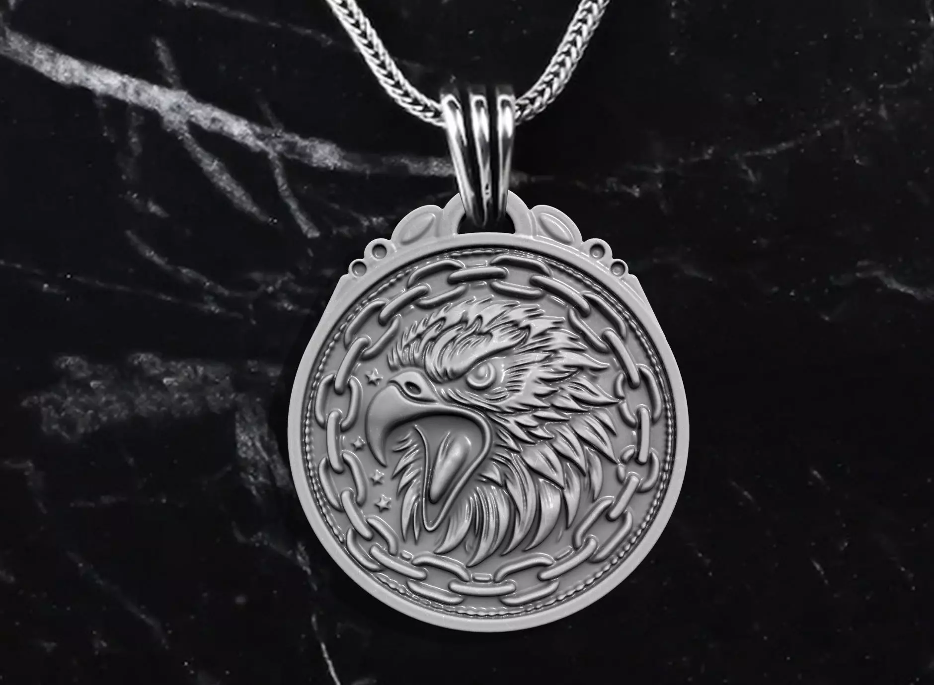 EAGLE STYLE B PENDANT 3D print model