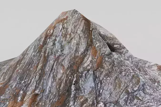 Low Poly Mountain Hill Terrain