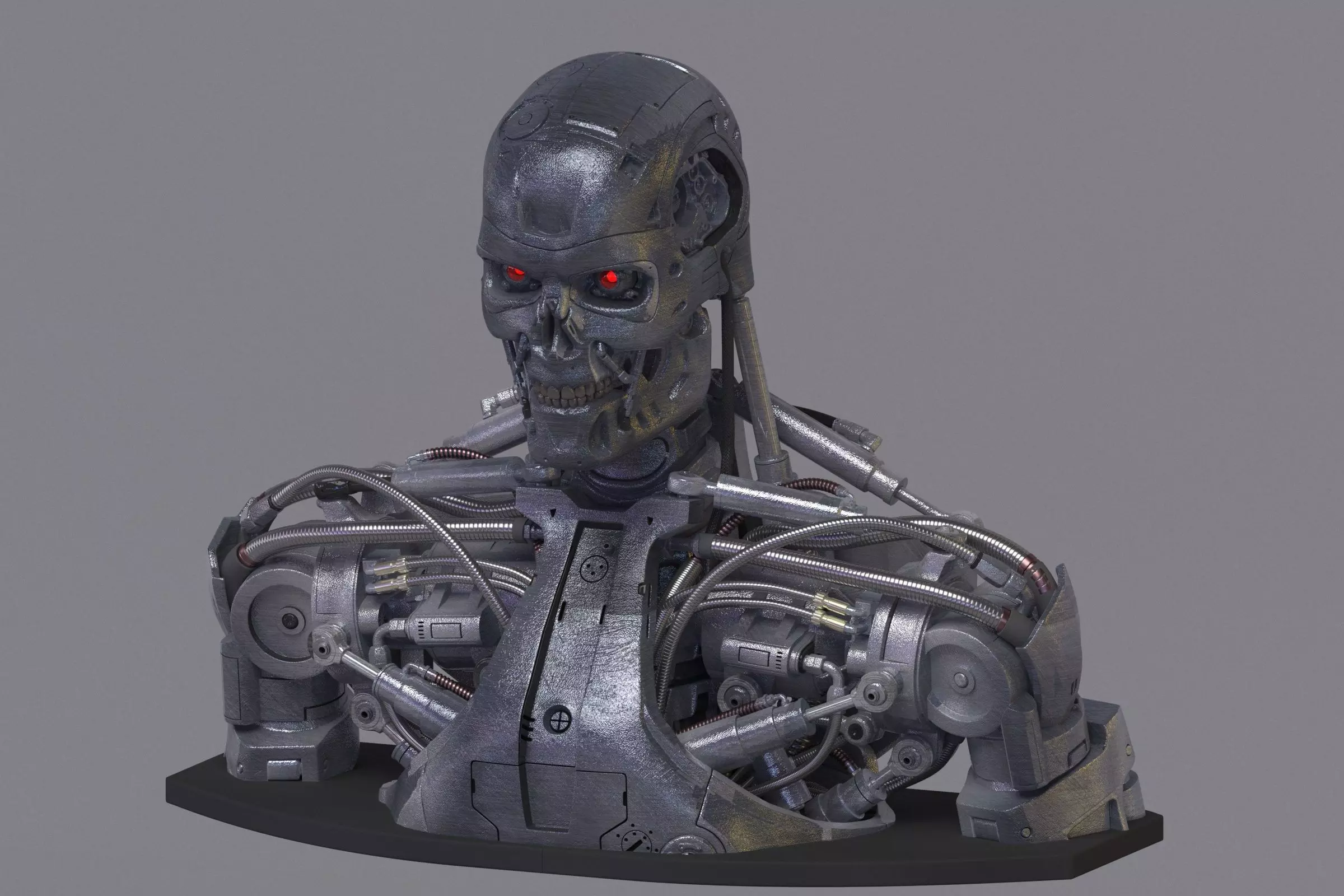 T-800 Bust Terminator Salvation Replica 3D print model