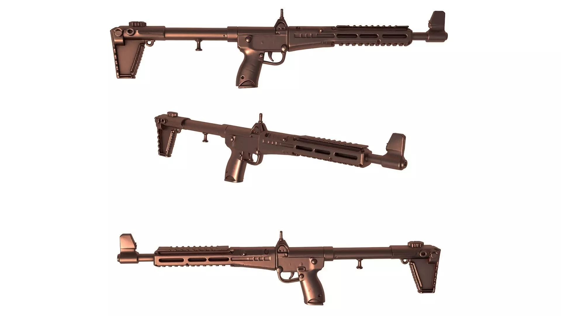 Kel-Tec Gen2 Sub2000 3D print model