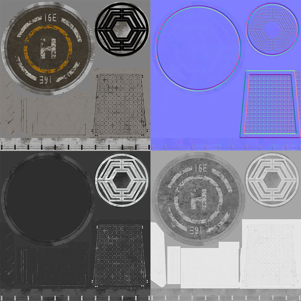 Skyscraper tall building Low-poly 3D model_3