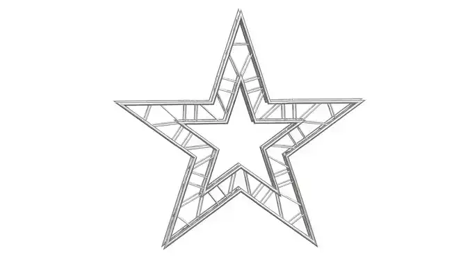 Star Truss Modular Stage Structure
