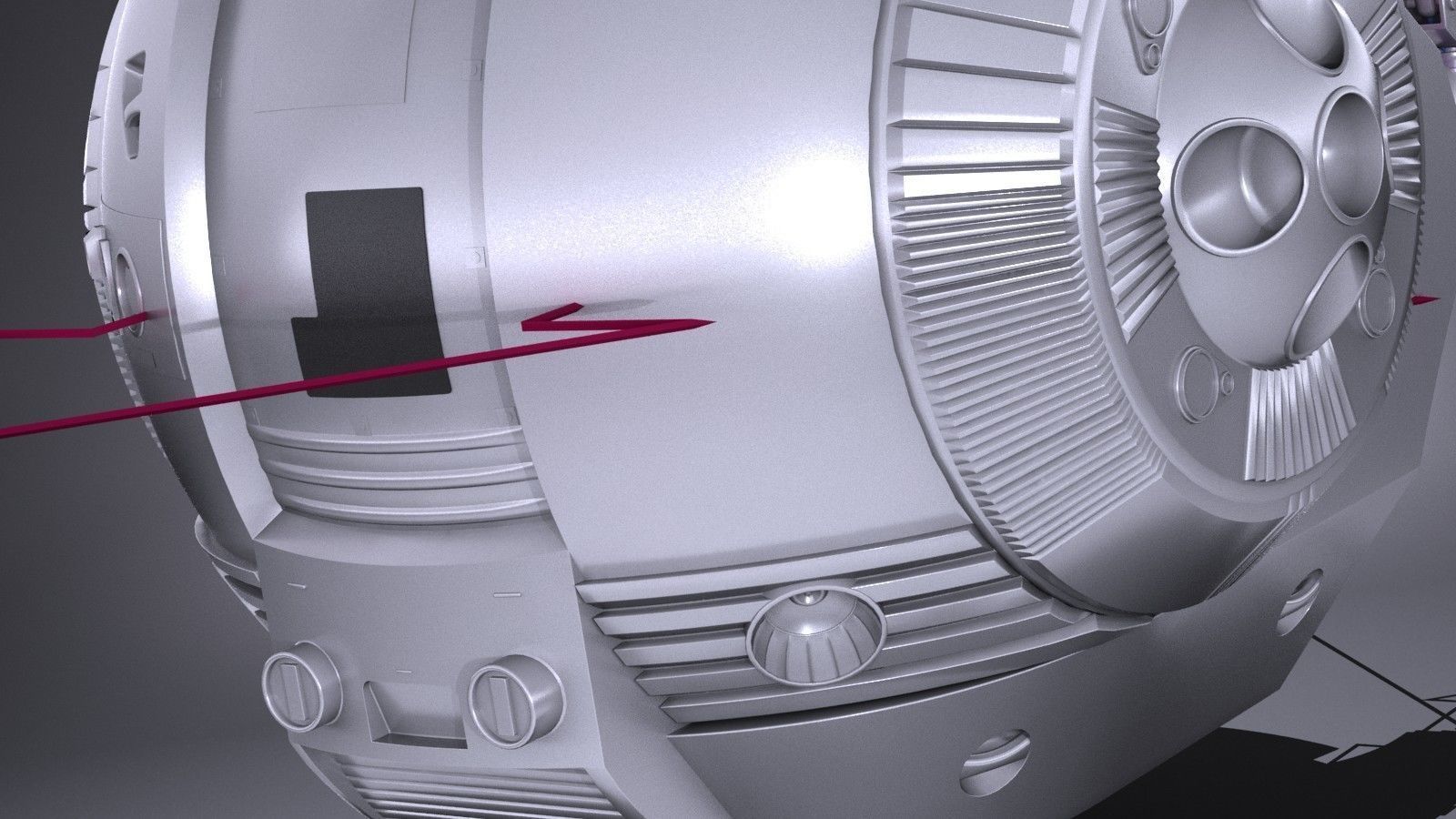 EVA Pod Space Odyssey 2001 3D model_10