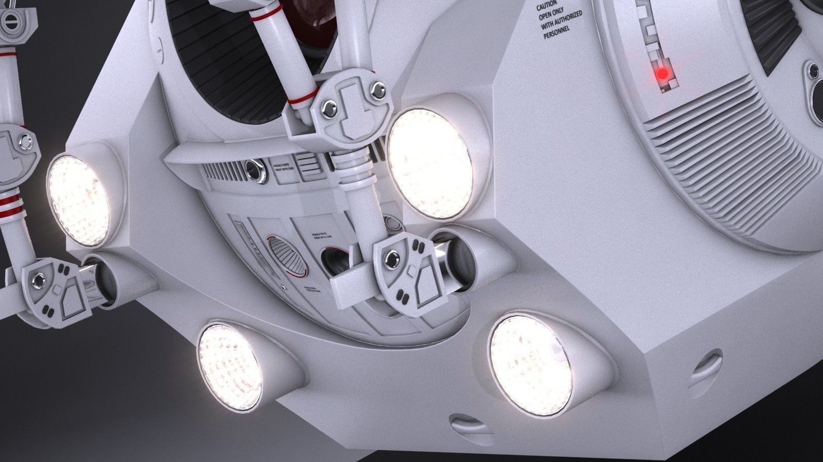 EVA Pod Space Odyssey 2001 3D model_5