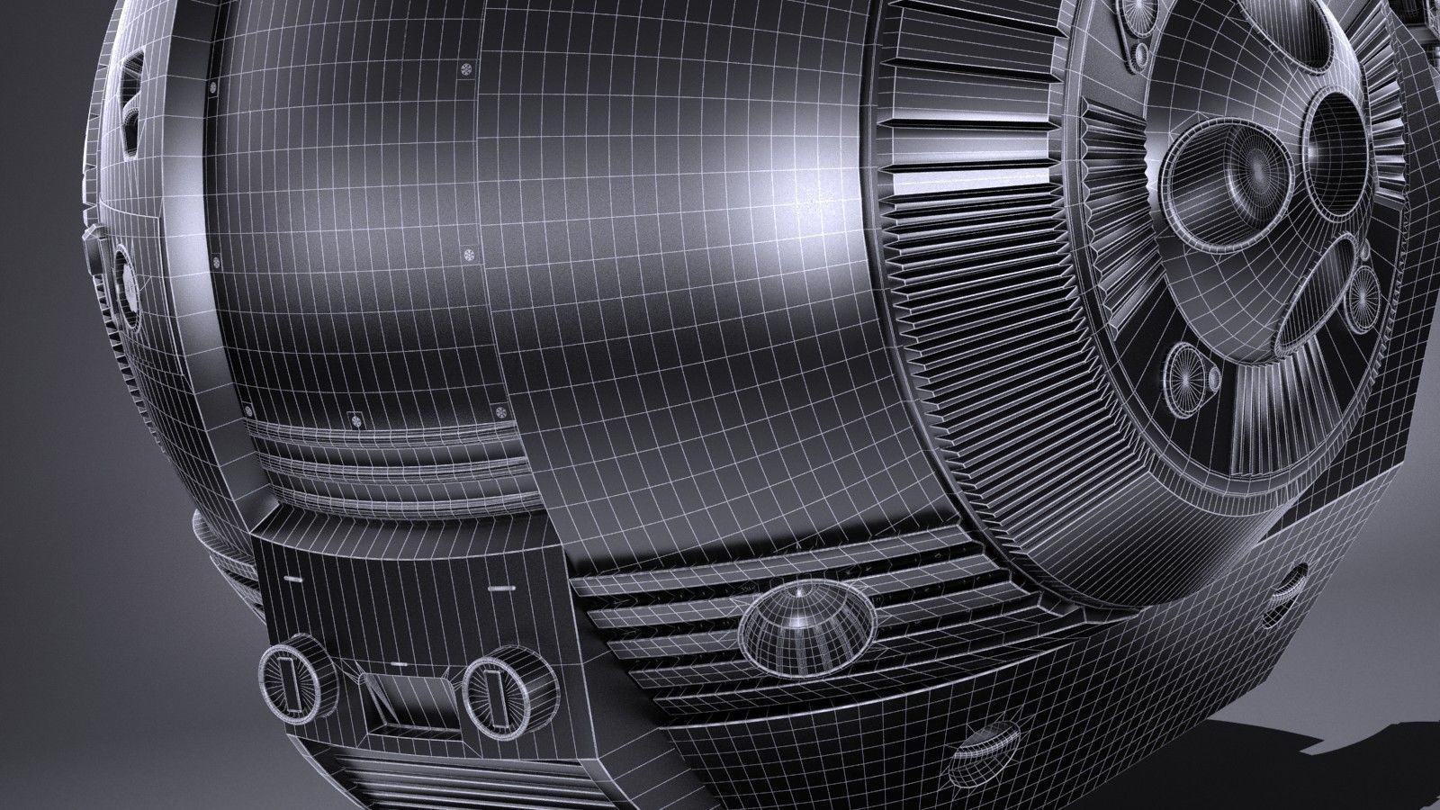 EVA Pod Space Odyssey 2001 3D model_14