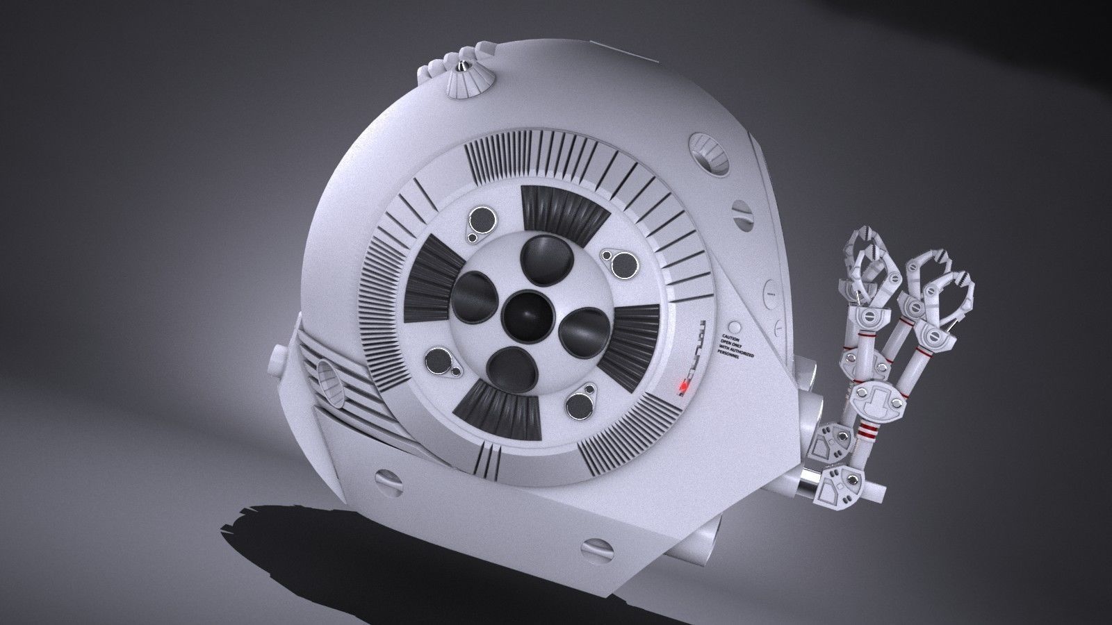 EVA Pod Space Odyssey 2001 3D model_6