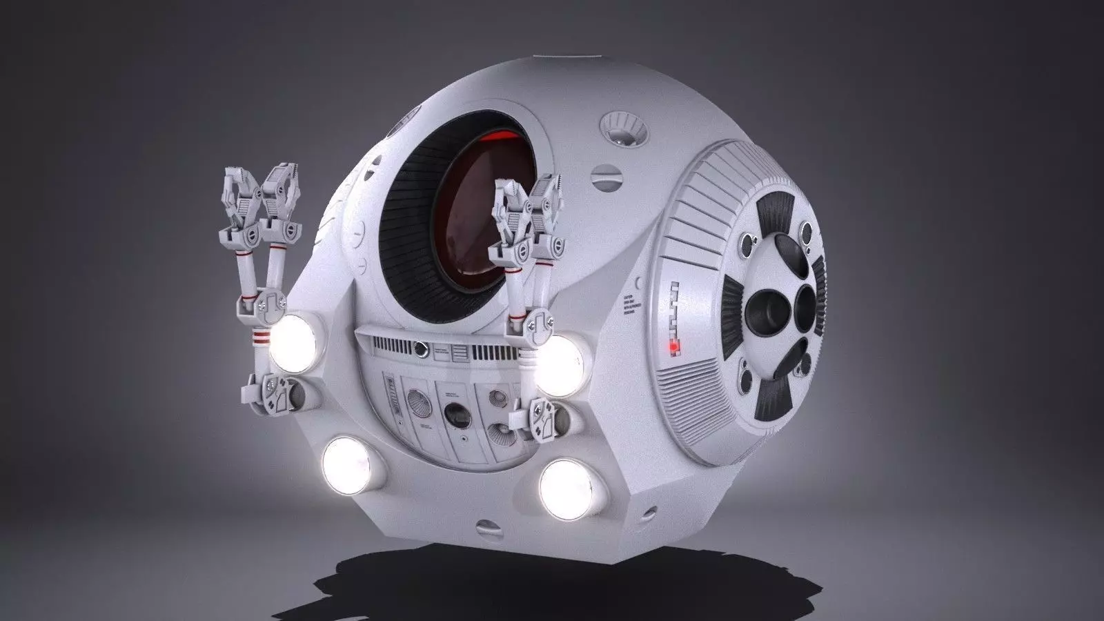 EVA Pod Space Odyssey 2001 3D model_0