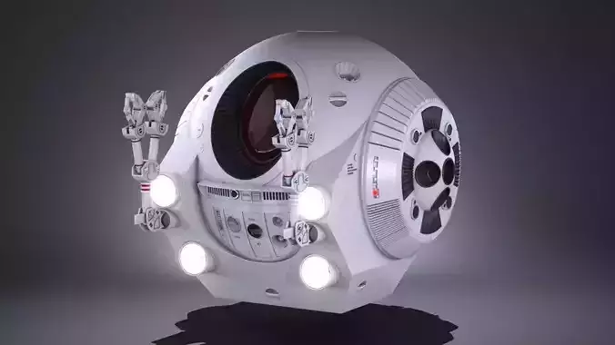 EVA Pod Space Odyssey 2001 3D model