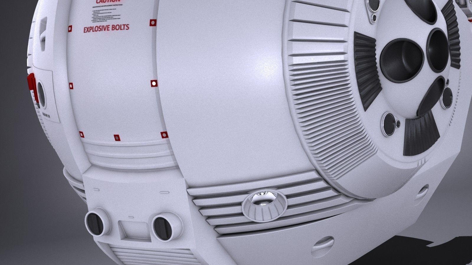 EVA Pod Space Odyssey 2001 3D model_3