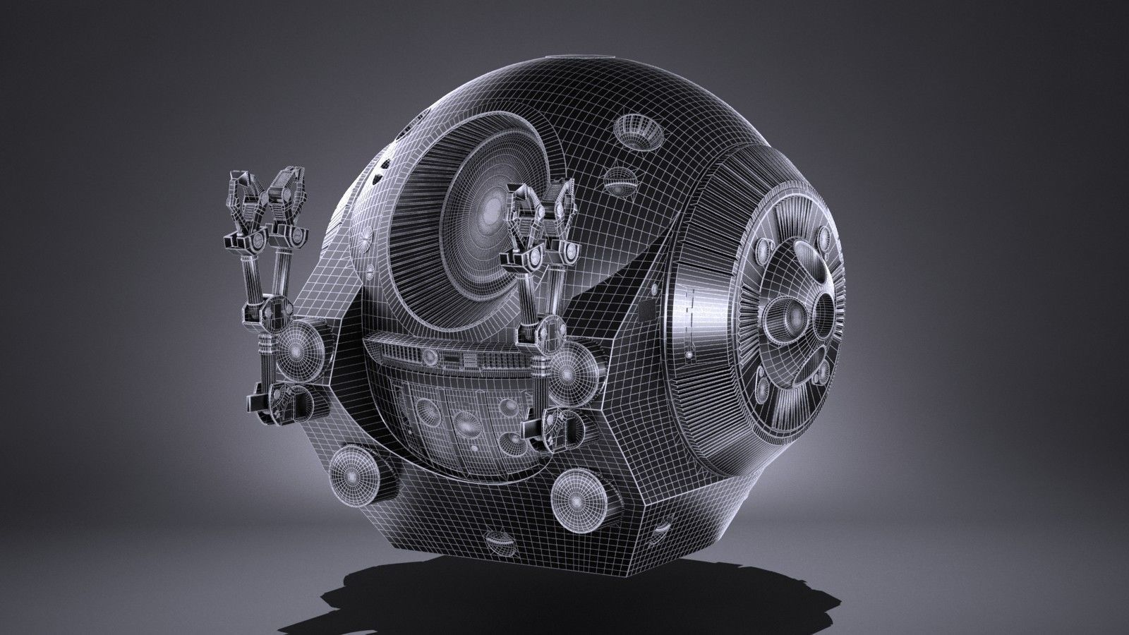 EVA Pod Space Odyssey 2001 3D model_11