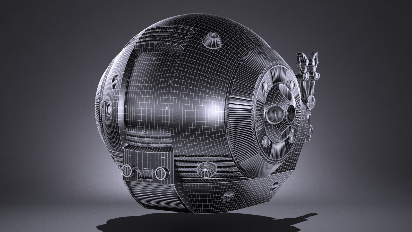 EVA Pod Space Odyssey 2001 3D model_13