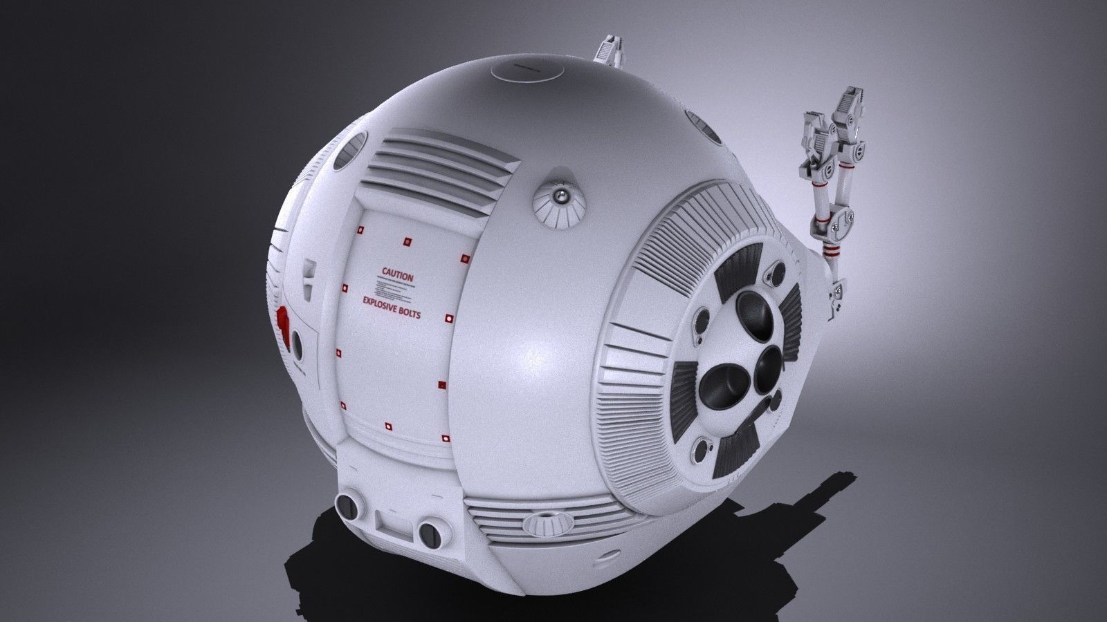 EVA Pod Space Odyssey 2001 3D model_4