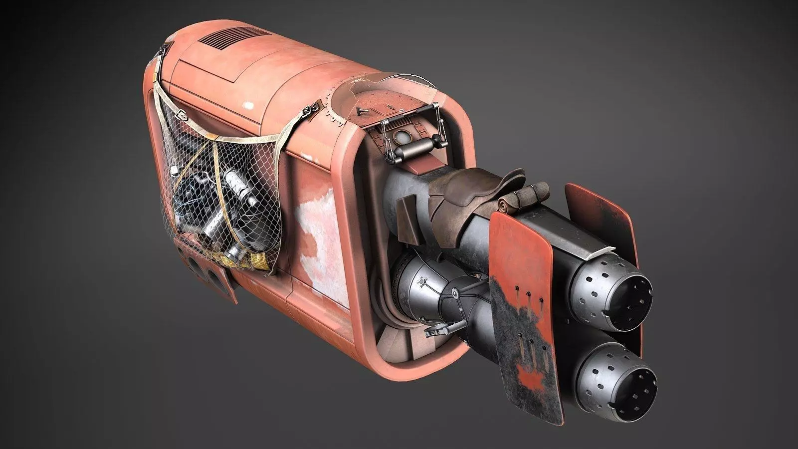 Star Wars Rey Speeder 3D model
