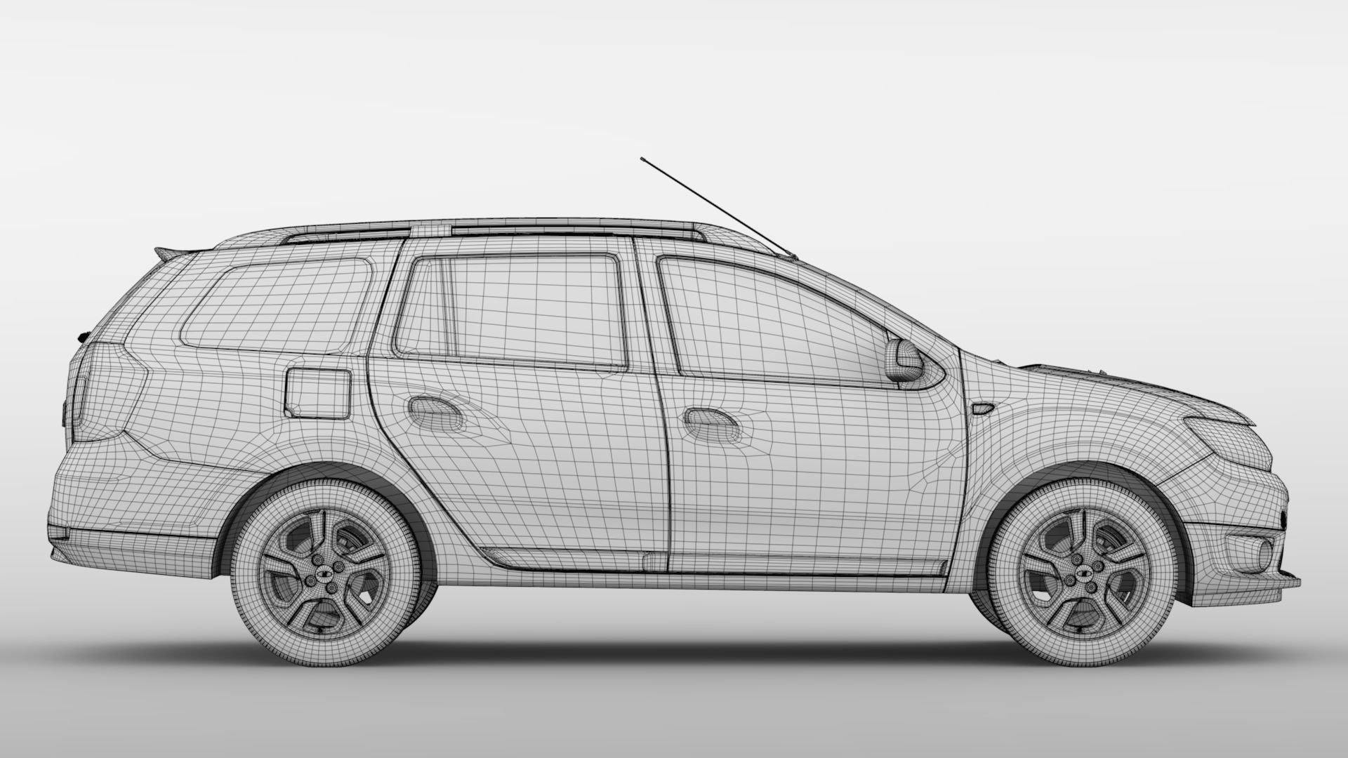 Lada Largus 2016 3D model_22