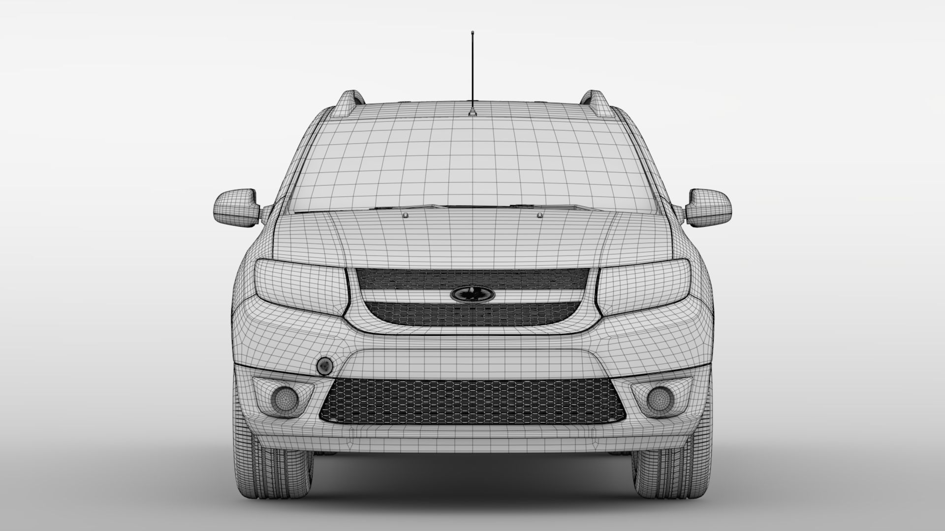 Lada Largus 2016 3D model_21