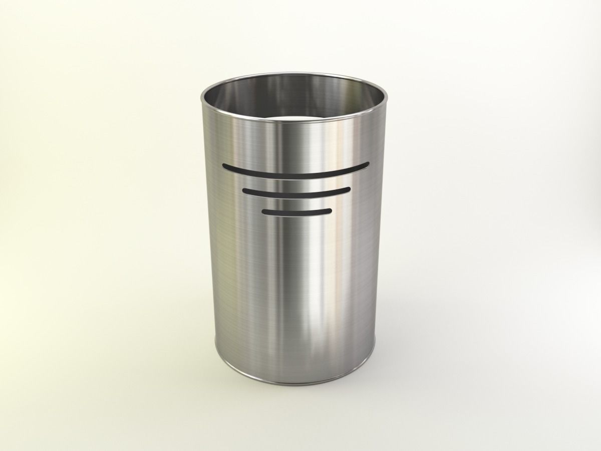 Bin in fancy metals and colors 3D model_4