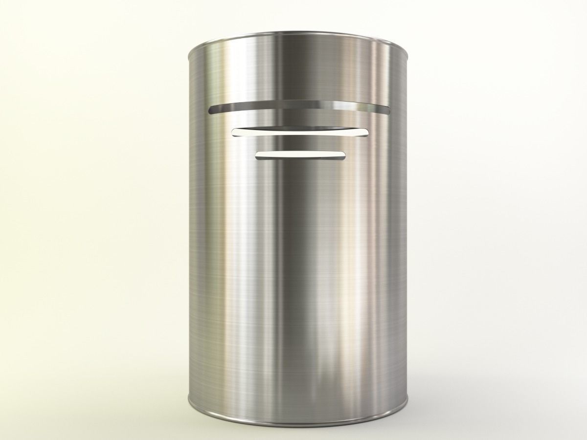 Bin in fancy metals and colors 3D model_1