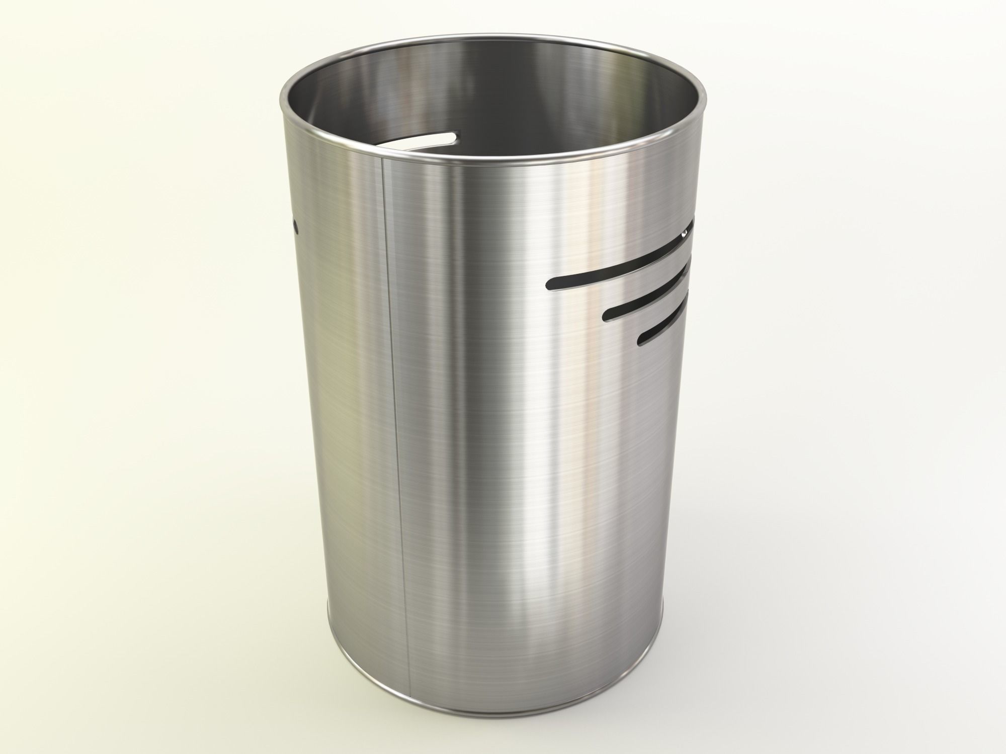 Bin in fancy metals and colors 3D model_2