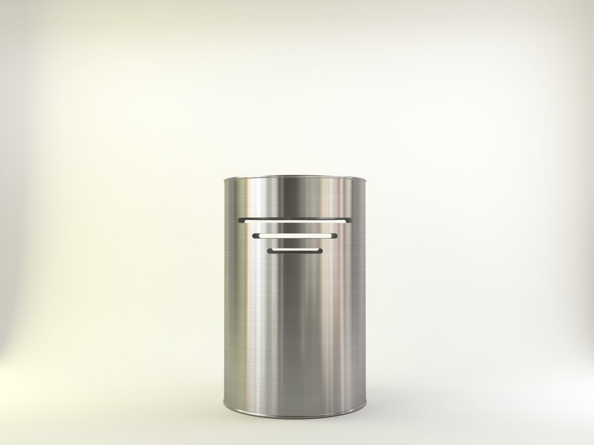 Bin in fancy metals and colors 3D model_6