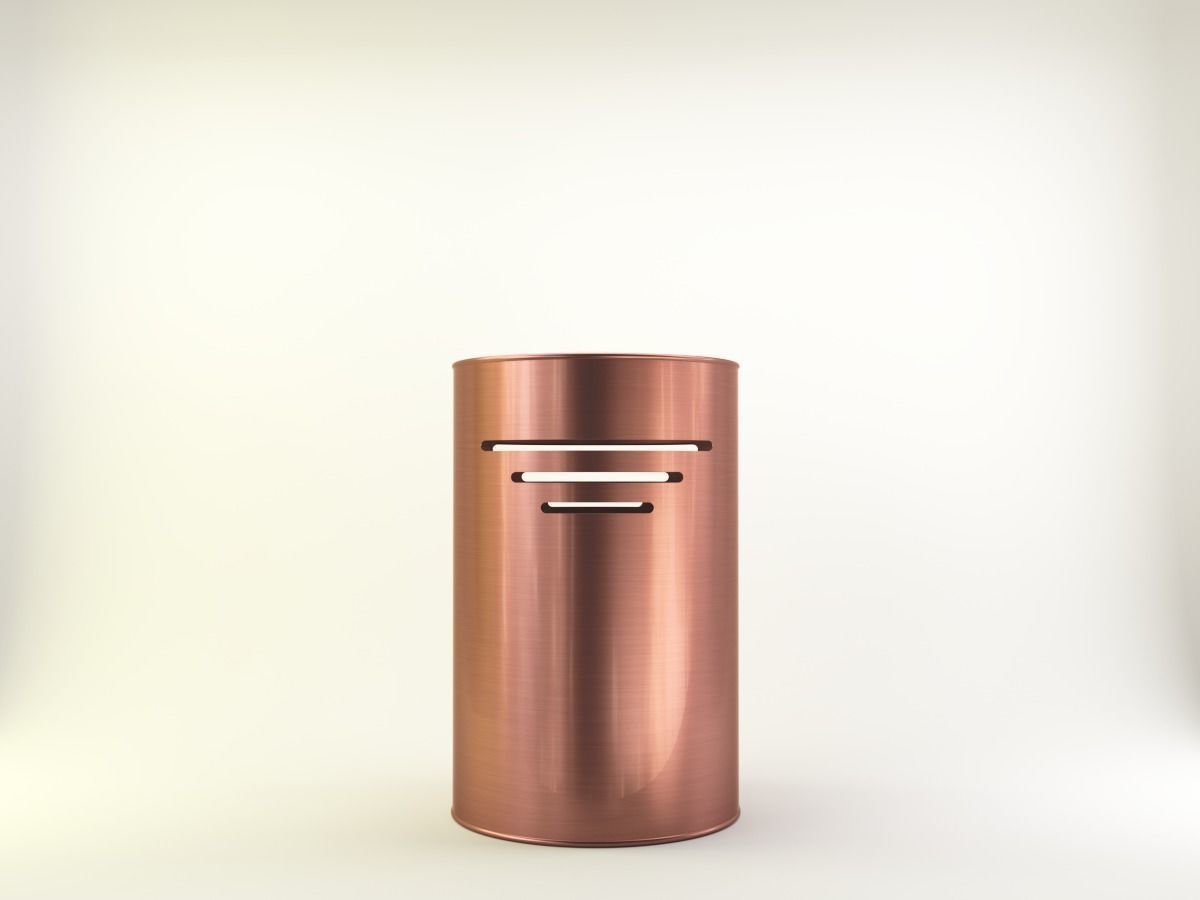 Bin in fancy metals and colors 3D model_9