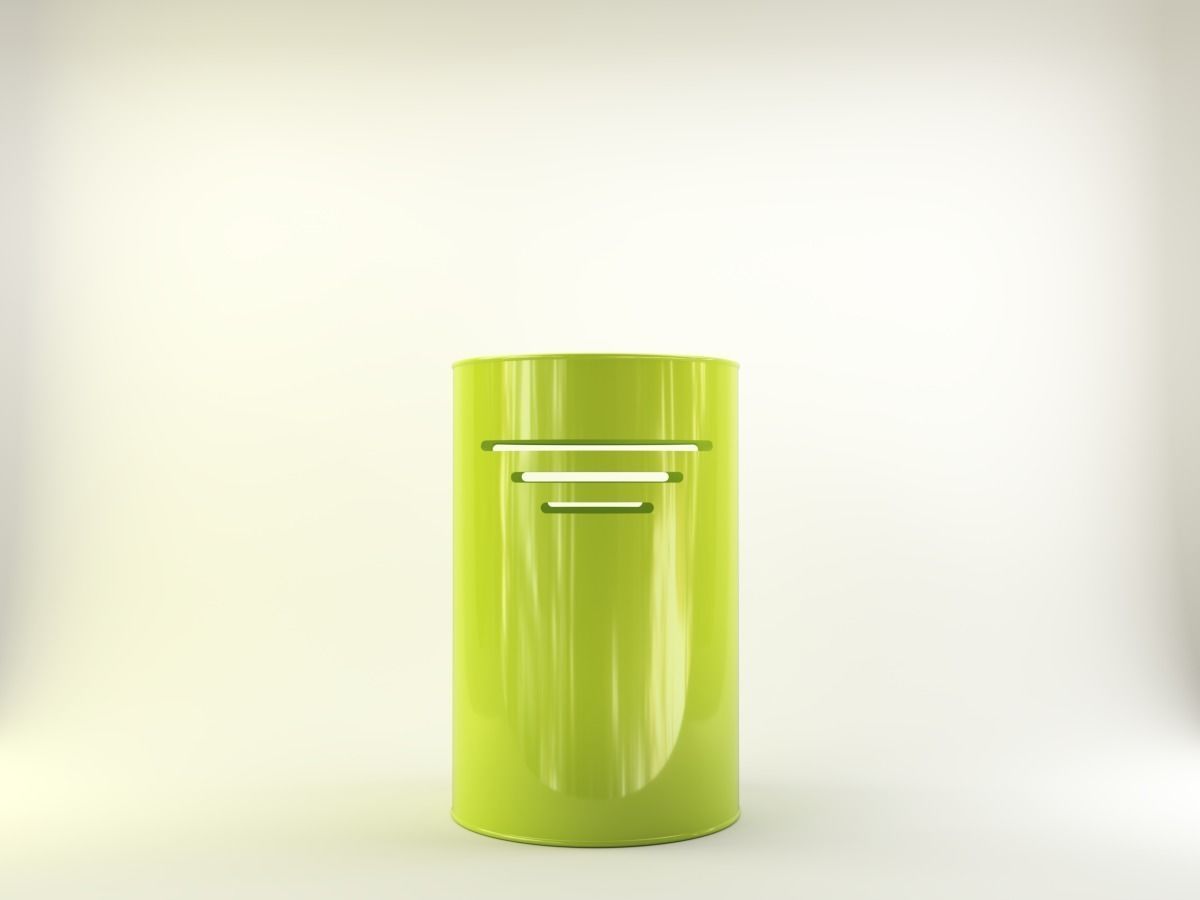 Bin in fancy metals and colors 3D model_10
