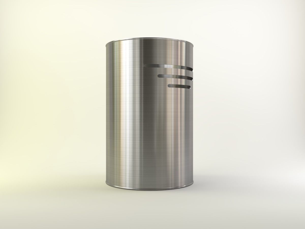Bin in fancy metals and colors 3D model_5