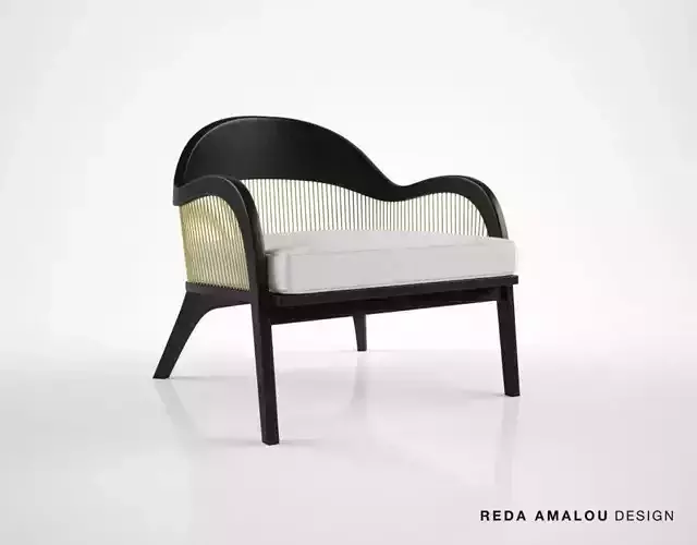 Reda Amalou Design Lanka armchair 3D model