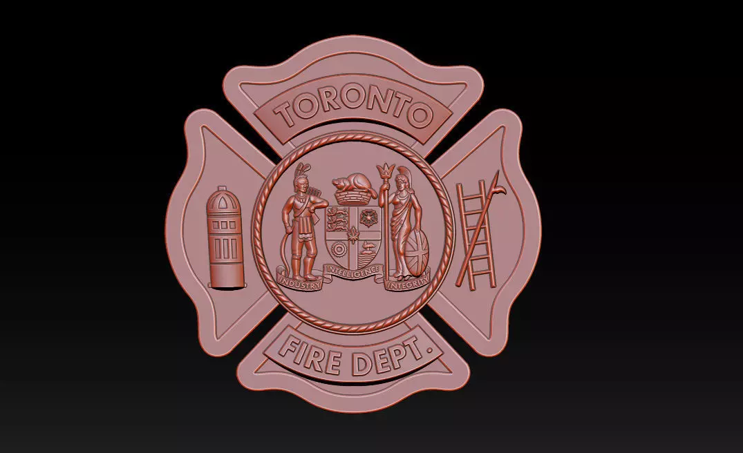 TORONTO FIRE DEPT 3D print model
