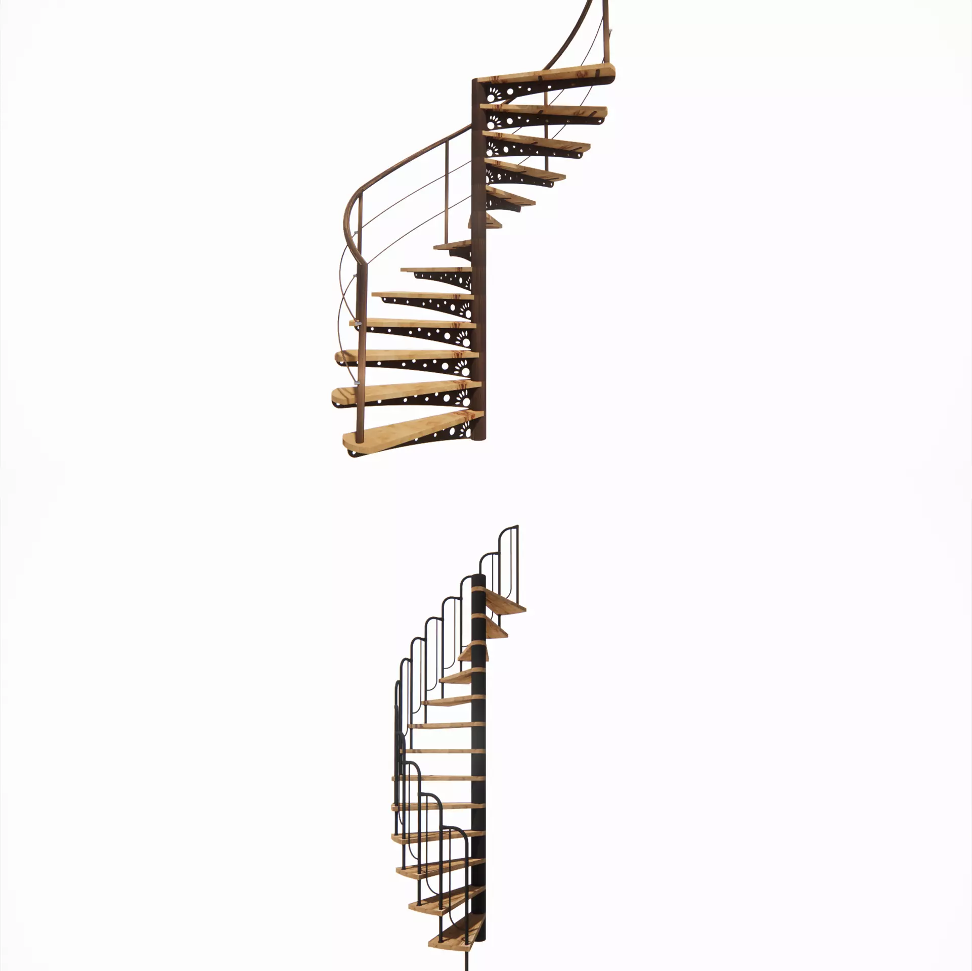 Spiral staircase -B7 3D model