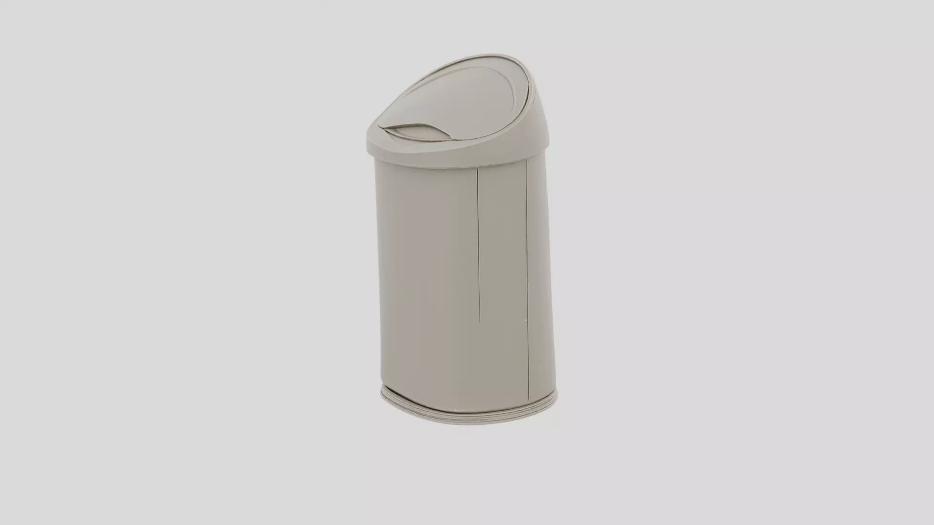 Kitchen Trash Bin for 3D print Low-poly 3D model