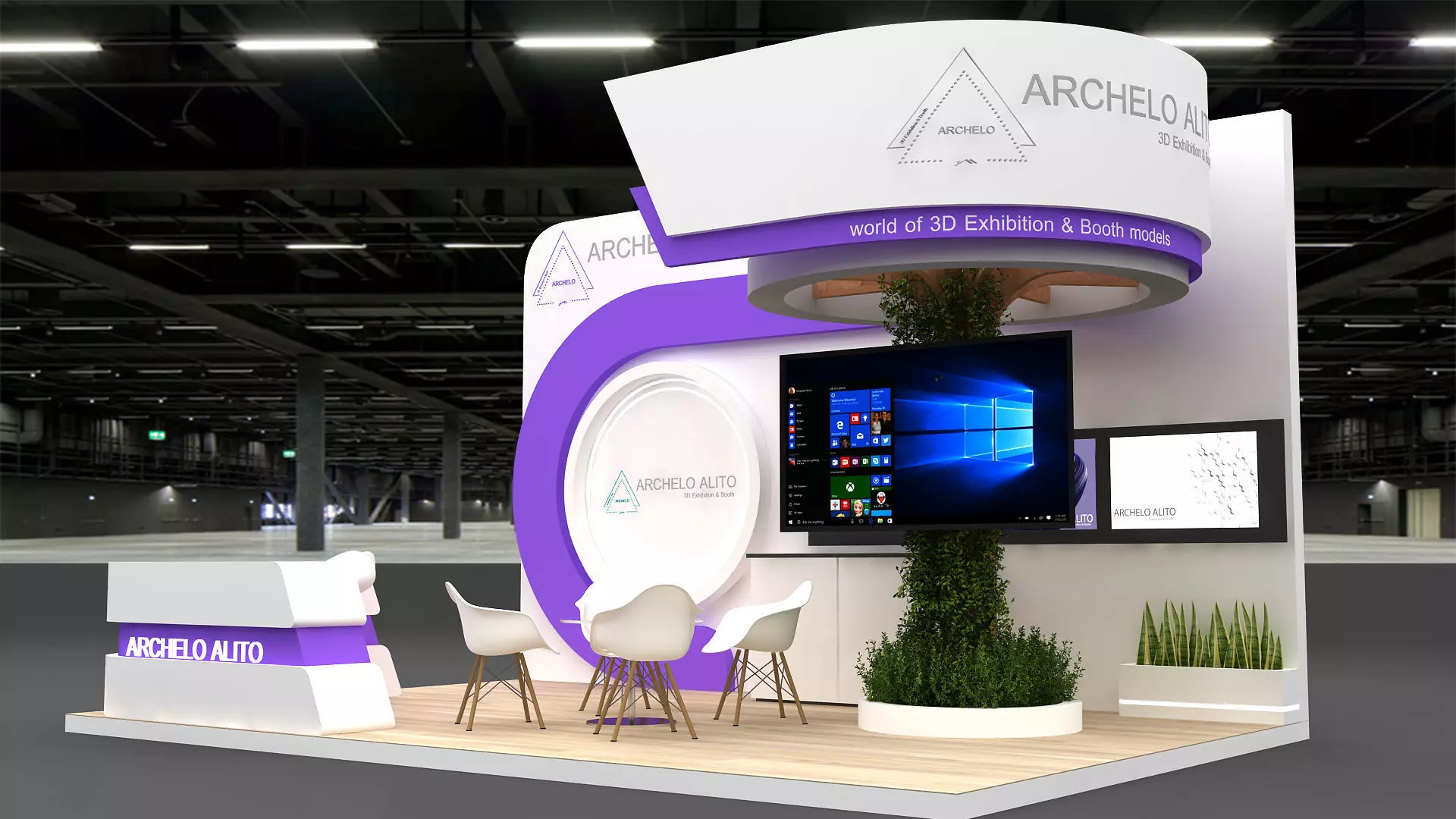 booth minimal 3D model