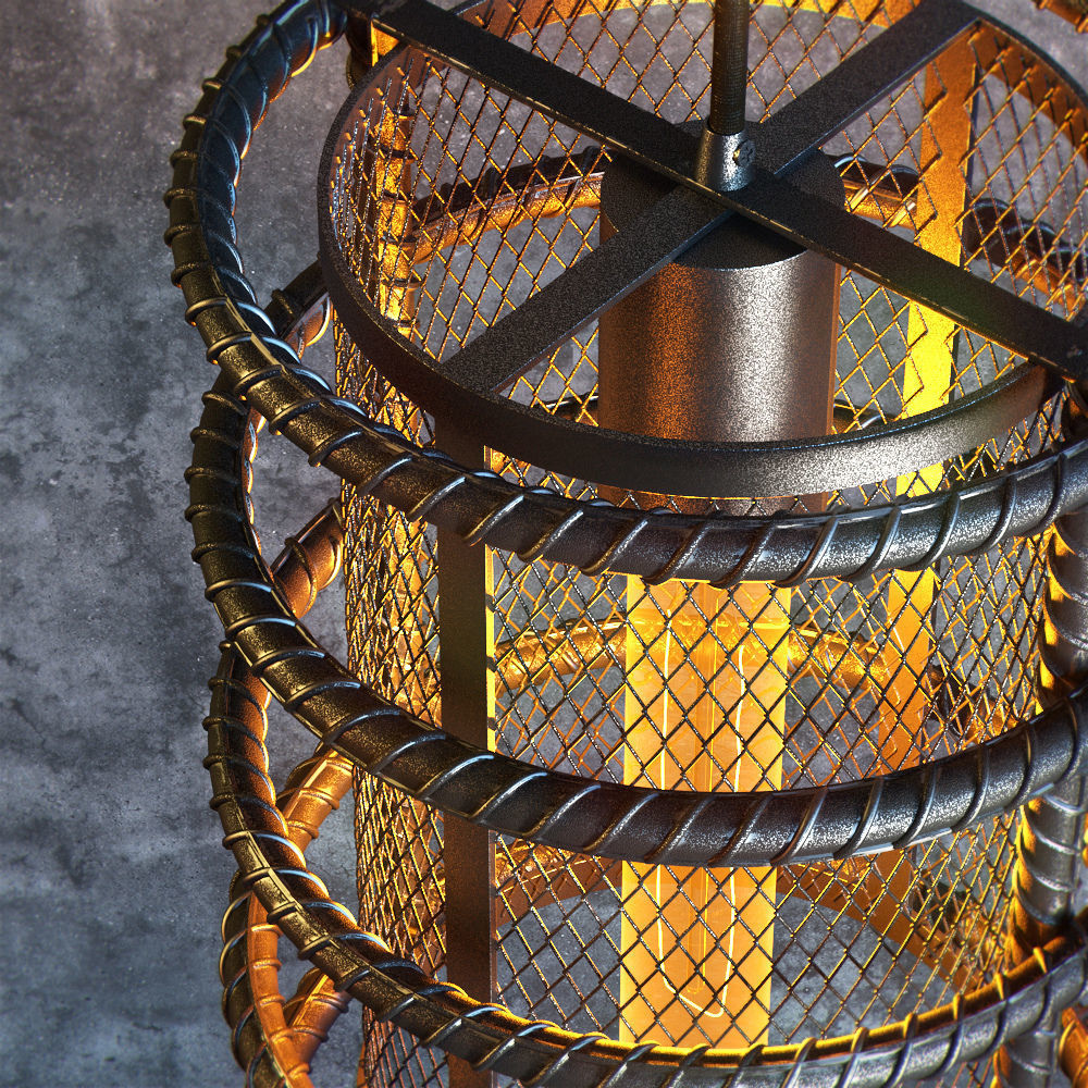 Lussole Loft LSP-9645 lamp 3D model_2