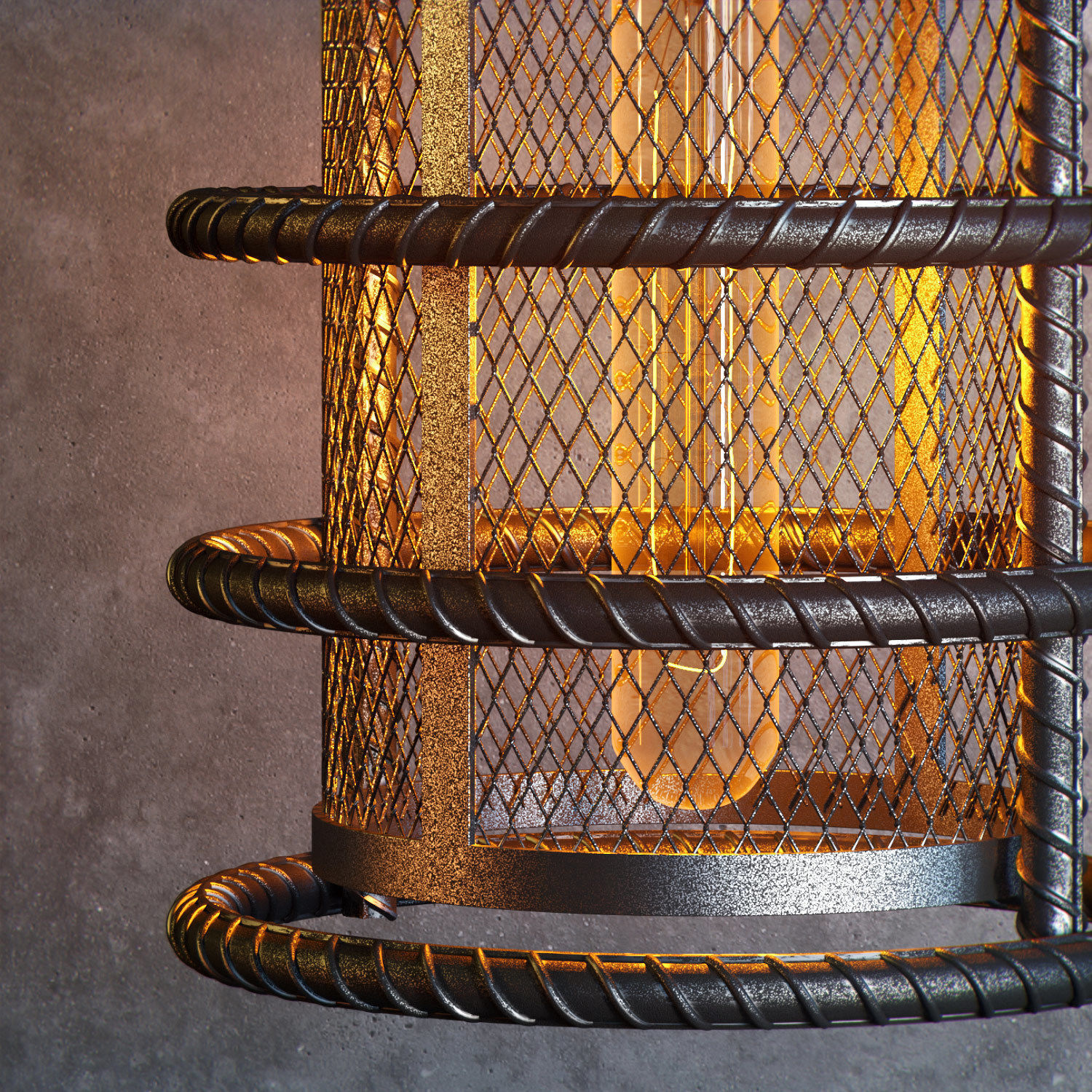 Lussole Loft LSP-9645 lamp 3D model_3