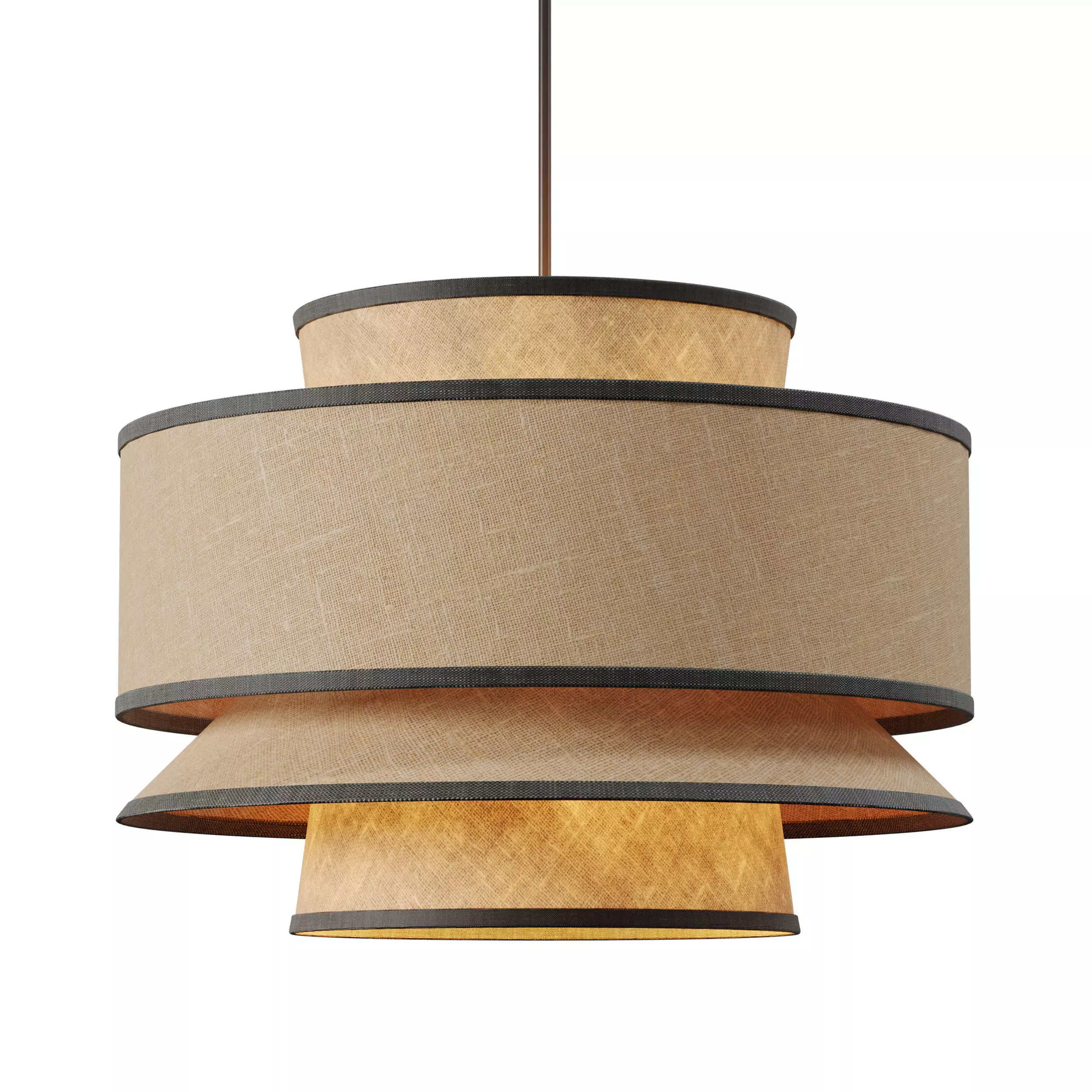 Modern Piper LED Pendant Lights Low-poly 3D model
