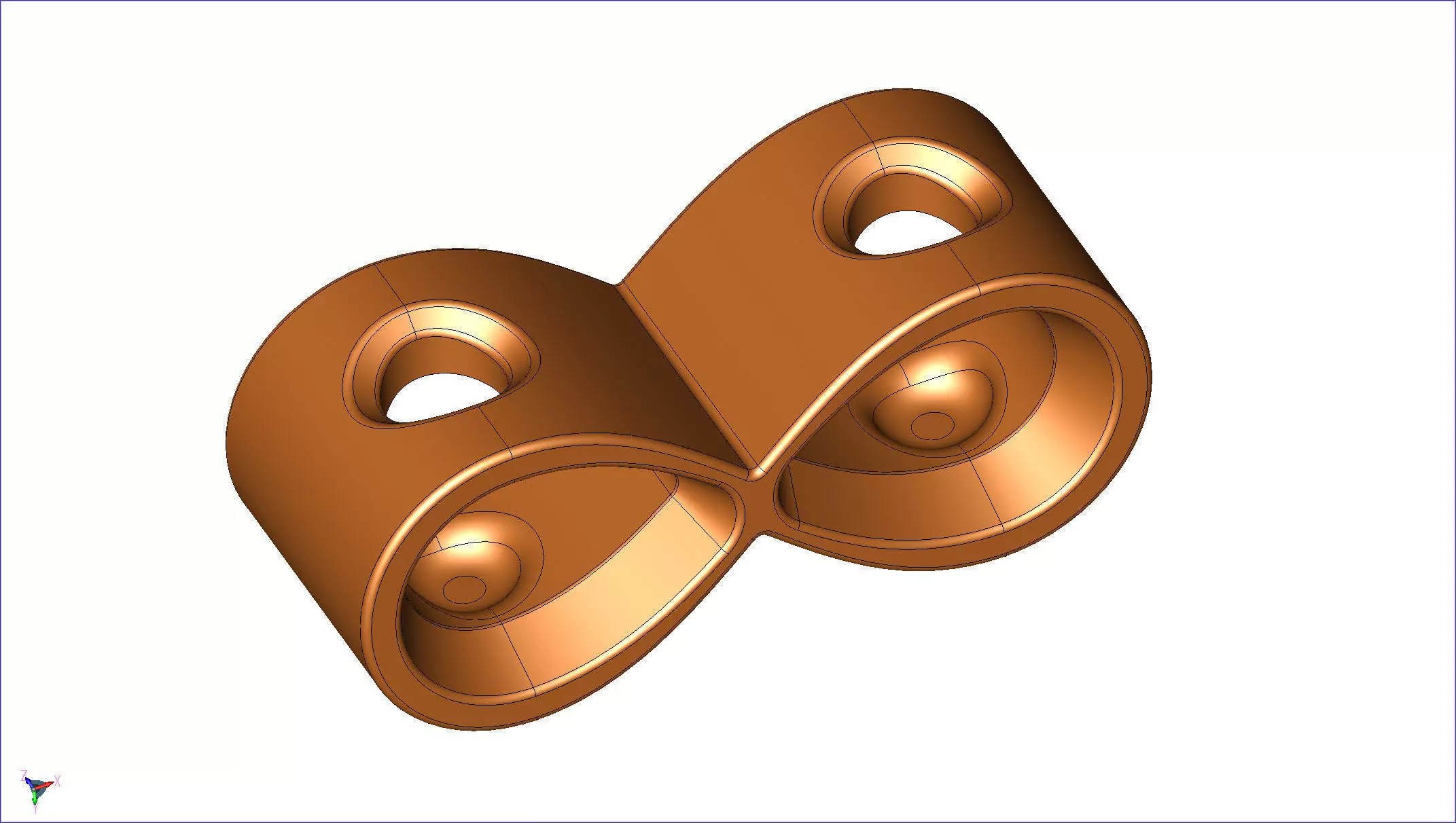 Infiniti Toothbrush Holder 3D print model_0