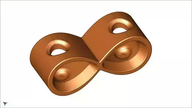 Infiniti Toothbrush Holder 3D print model