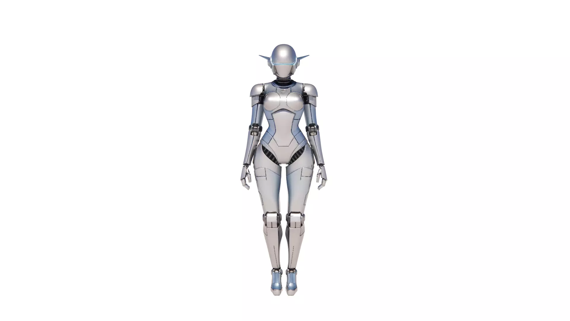 Future Security Model Low-poly 3D model