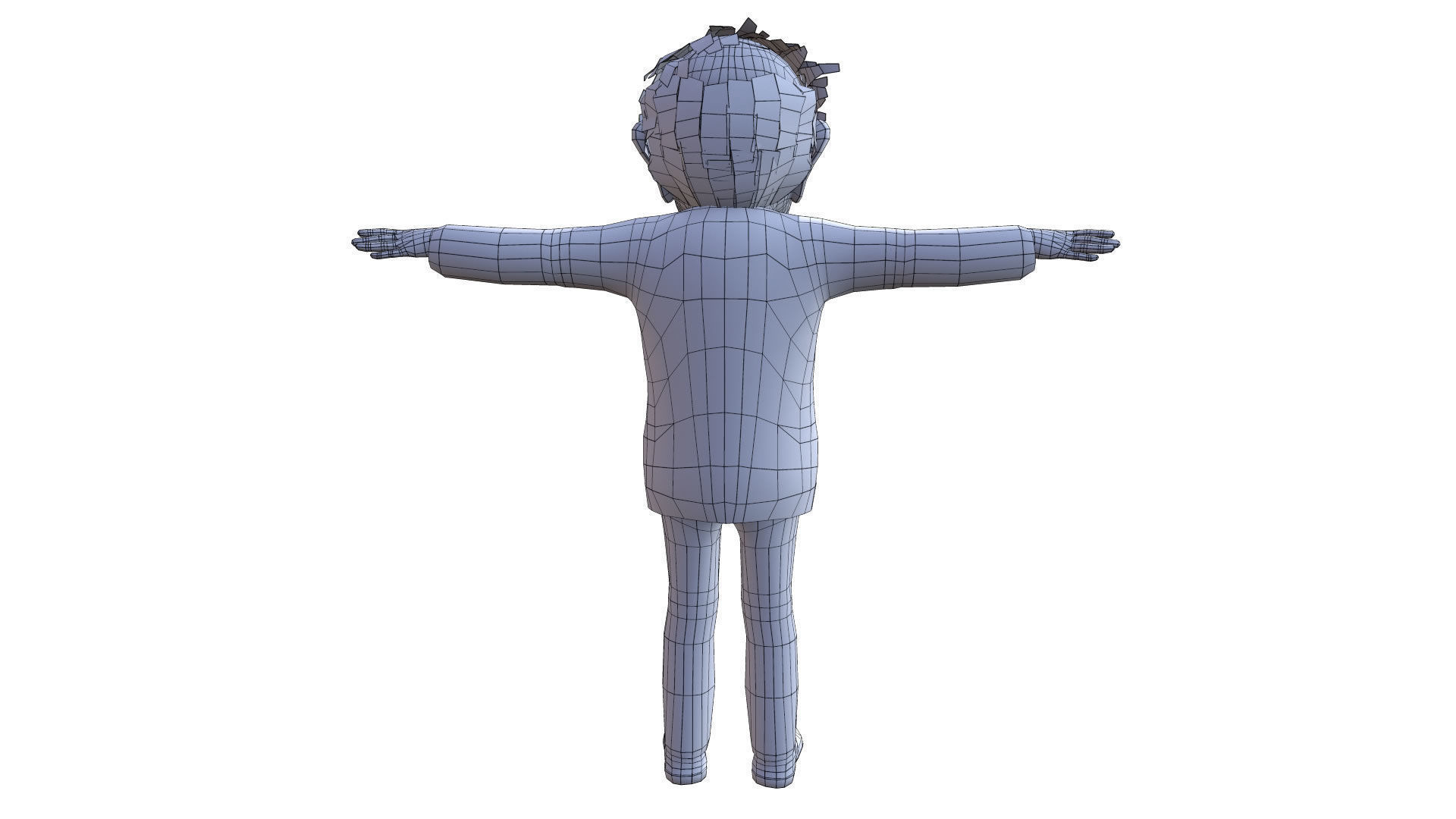 Bernie Sanders Caricature Low-poly 3D model_14