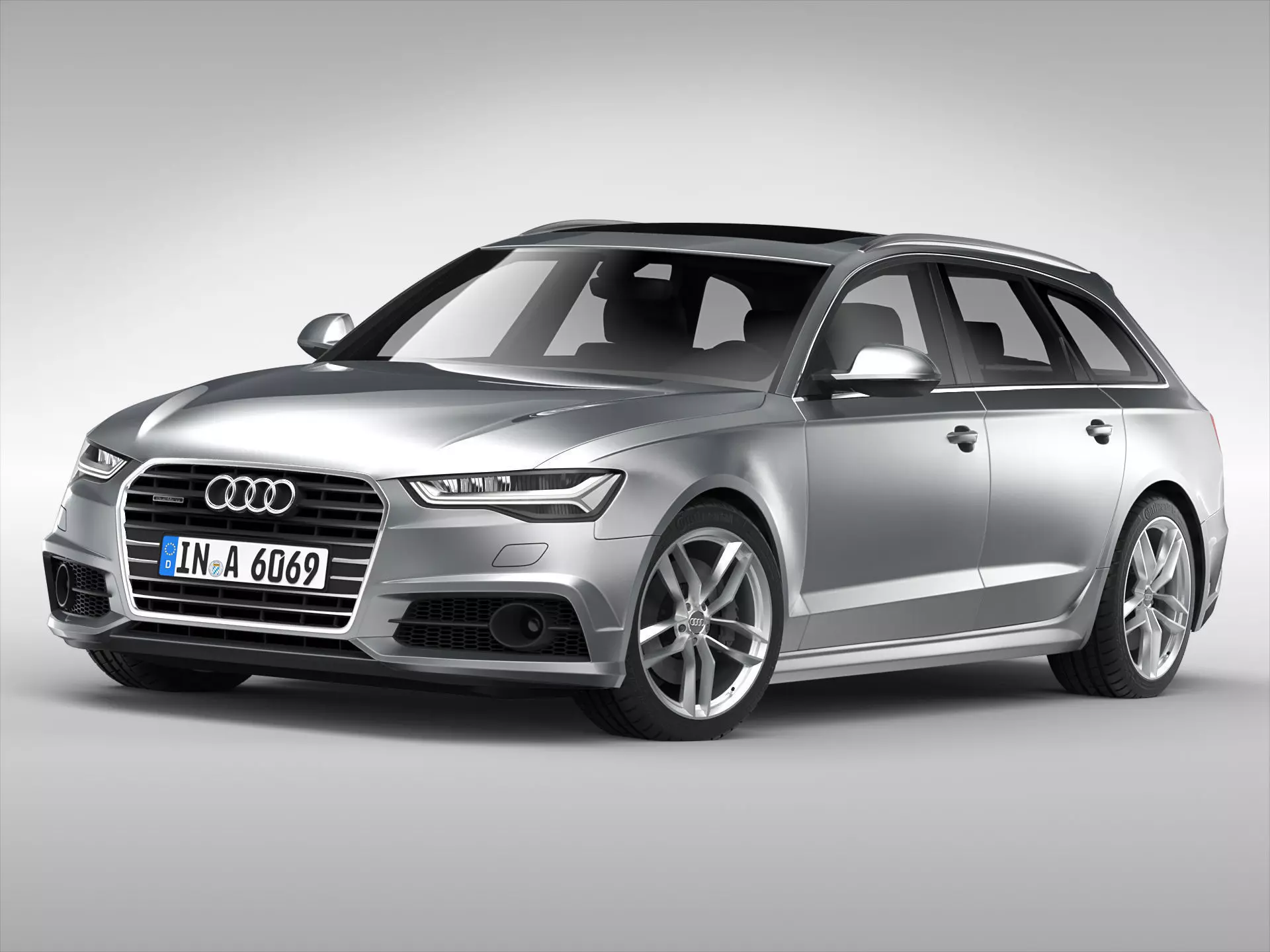 Audi A6 Avant 2017 3D model