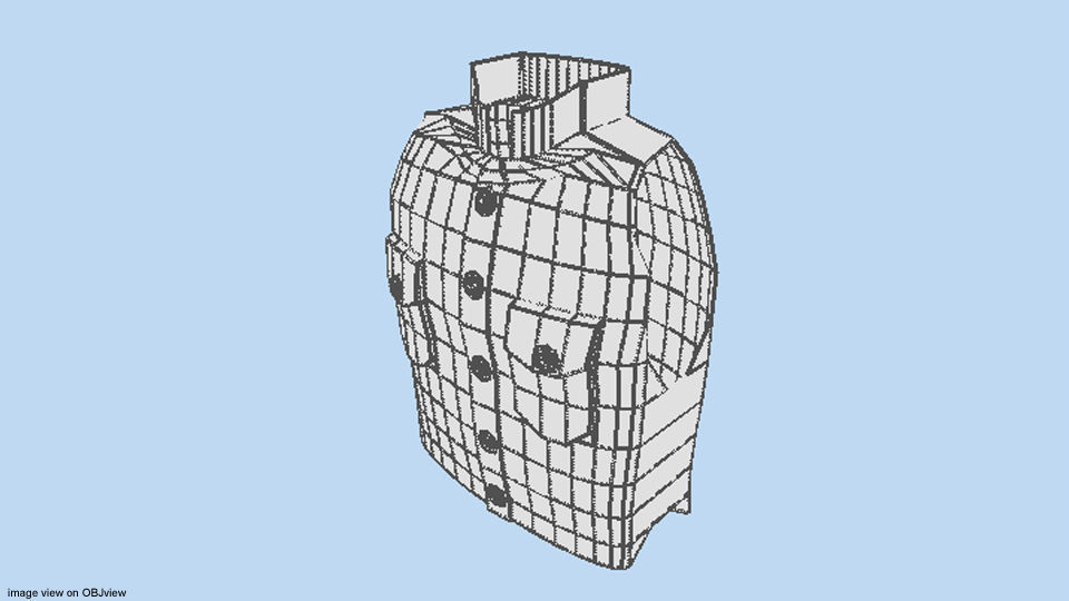Armour Vest - Type 2 3D model_4