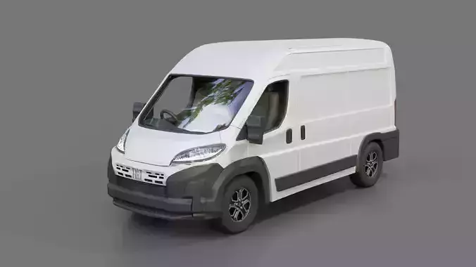 Fiat e-Ducato Panel Van L2H2 2024 3D model