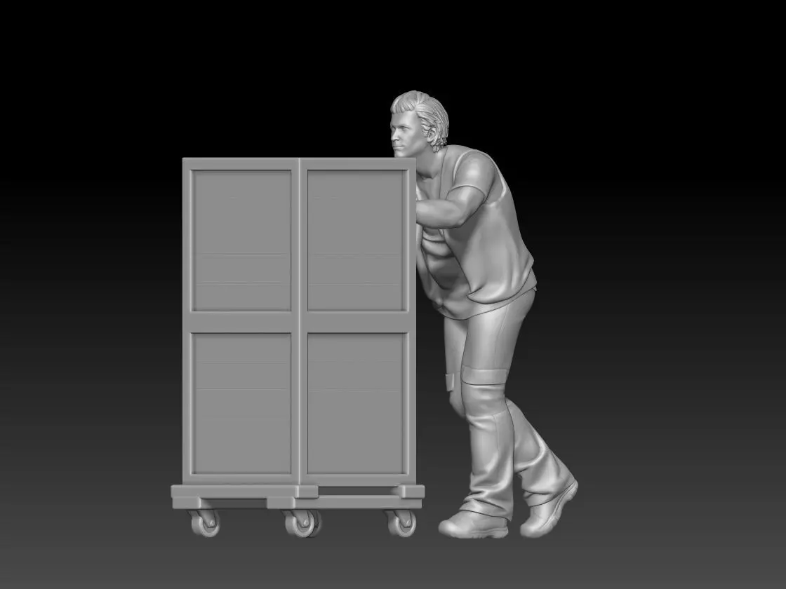 warehouse man 3 3D print model