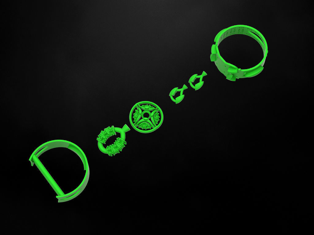 Ring Elegance 3D print model_7