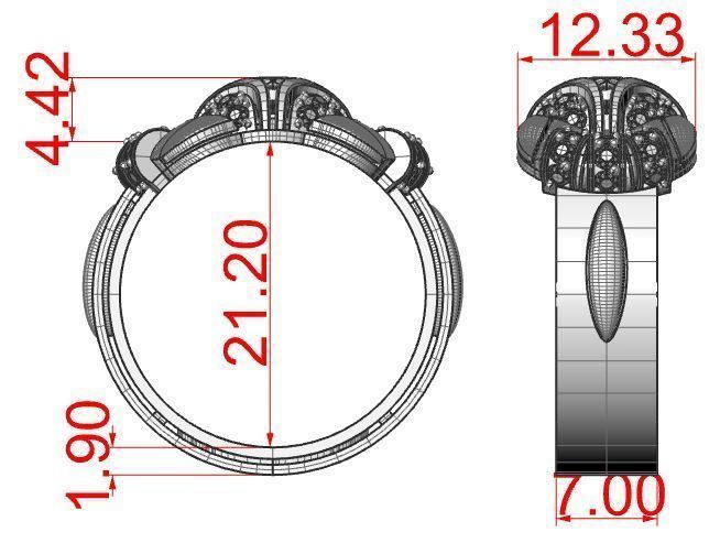 Ring Elegance 3D print model_8